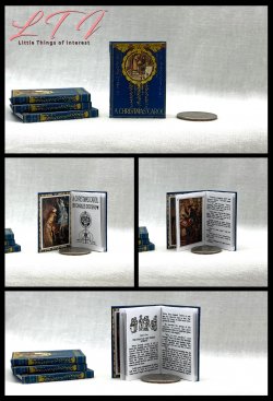 A CHRISTMAS CAROL Miniature Playscale Readable Illustrated Book 1911